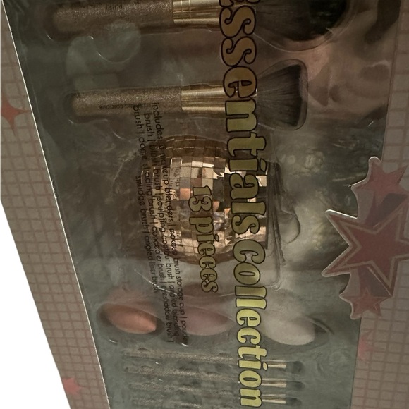 essential collection Disco bling make up brush kit 13 piece new & sealed Gold - Picture 7 of 12